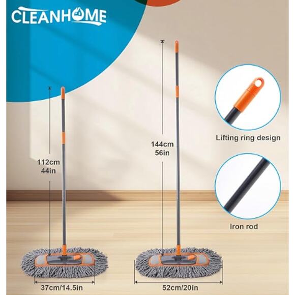 Microfiber Dust Mop for Hardwood Floor Cleaning, Household Tool - Picture 3 of 5
